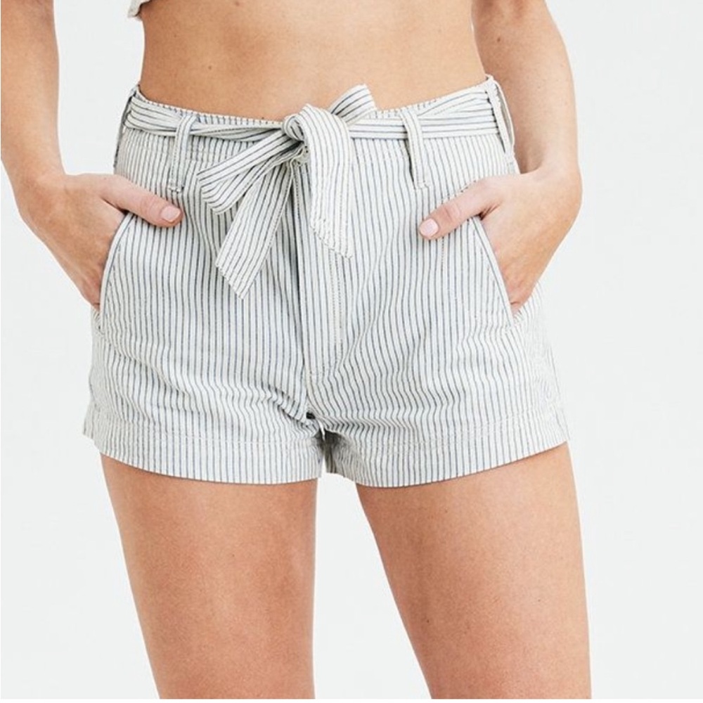 American Eagle Striped Shorts